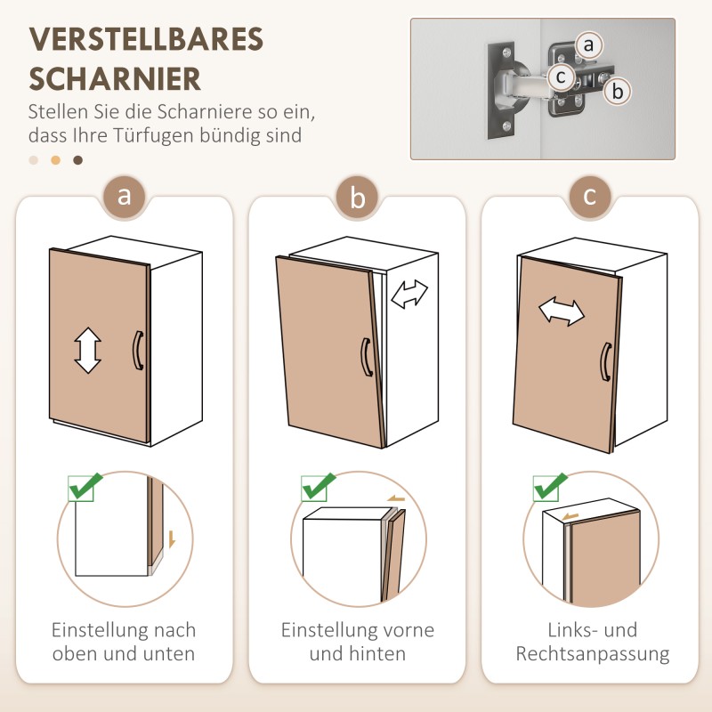 Keittiön kaappi buffet, MDF/lastulevy, 89 x 39,5 x 168 cm, 3 laatikkoa, 3 hyllyä, valkoinen