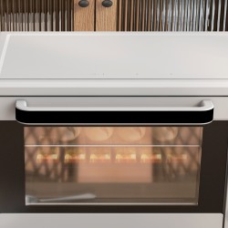 Pöytäuuni 21 l, 1400 W minibackofen, 3 kypsennystilaa, 100–230 °C, ruostumaton teräs, hopea