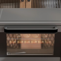 Pöytäliesiuuni minibackofen 21 l 1400 W 3 lämmitystoimintoa ruostumaton teräs harmaa