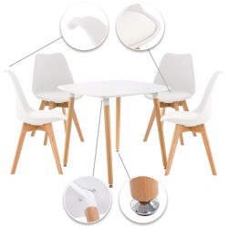 Liborg ruokailuryhmä pöytä ja neljä tuolia pyökki