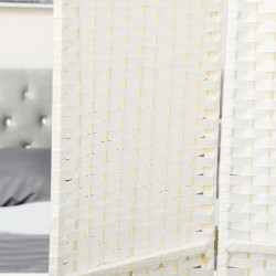 Tilanjakaja neliosainen mäntyrunko polypropeeni 160 x 170 cm valkoinen