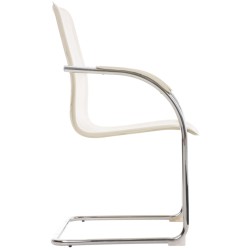 Melina pehmustettu kromirunkoinen tuolisetti 3 kpl odotushuoneisiin