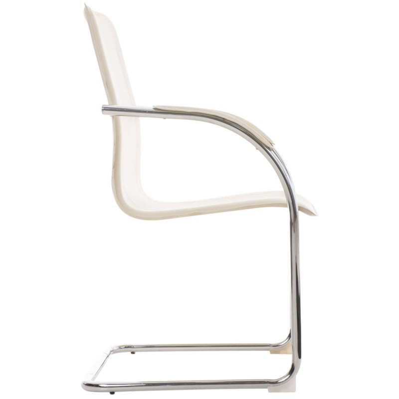 Melina pehmustettu kromirunkoinen tuolisetti 3 kpl odotushuoneisiin