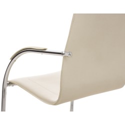 Melina pehmustettu kromirunkoinen tuolisetti 3 kpl odotushuoneisiin