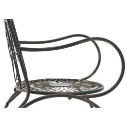 Sheela-tuolipari: tyylikäs rautainen puutarhatuoli antiikkipatinalla