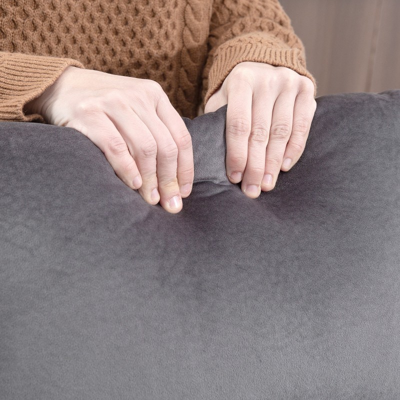 Sähköinen lepotuoli ylösnousuavulla, lämpö- ja hierontatoiminto, kaukosäädin, tummanharmaa