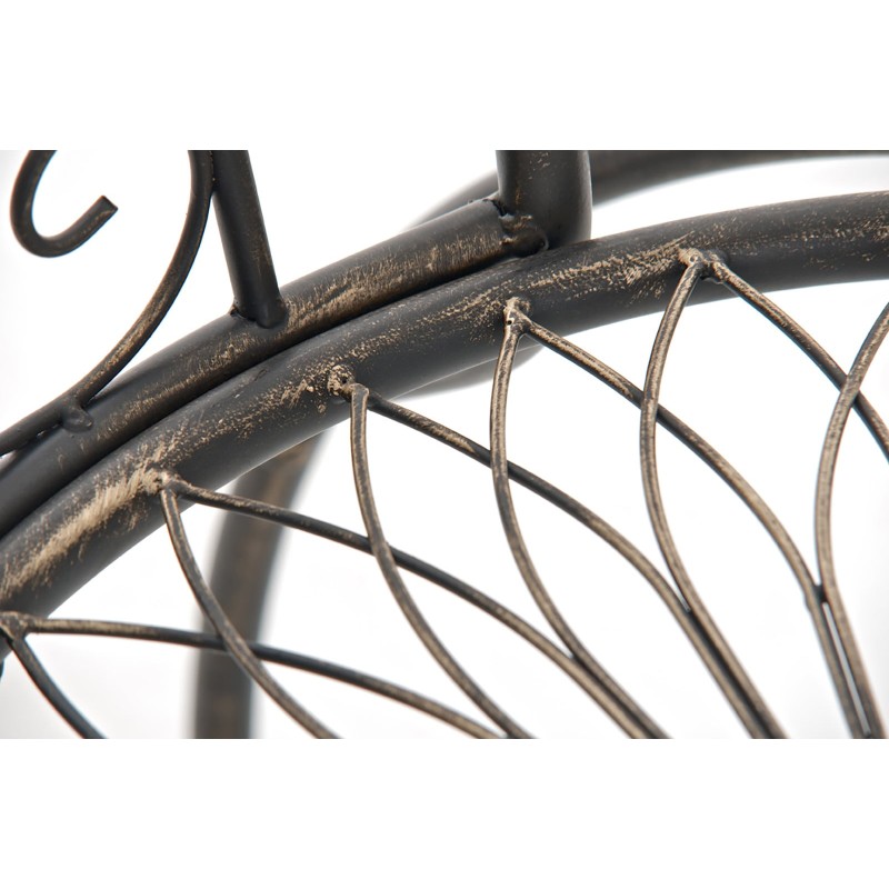 Sheela-tuolipari: tyylikäs rautainen puutarhatuoli antiikkipatinalla