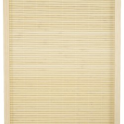 Tilanjakaja olohuoneeseen bambu 4‑osainen 180 x 180 cm luonnonpuu