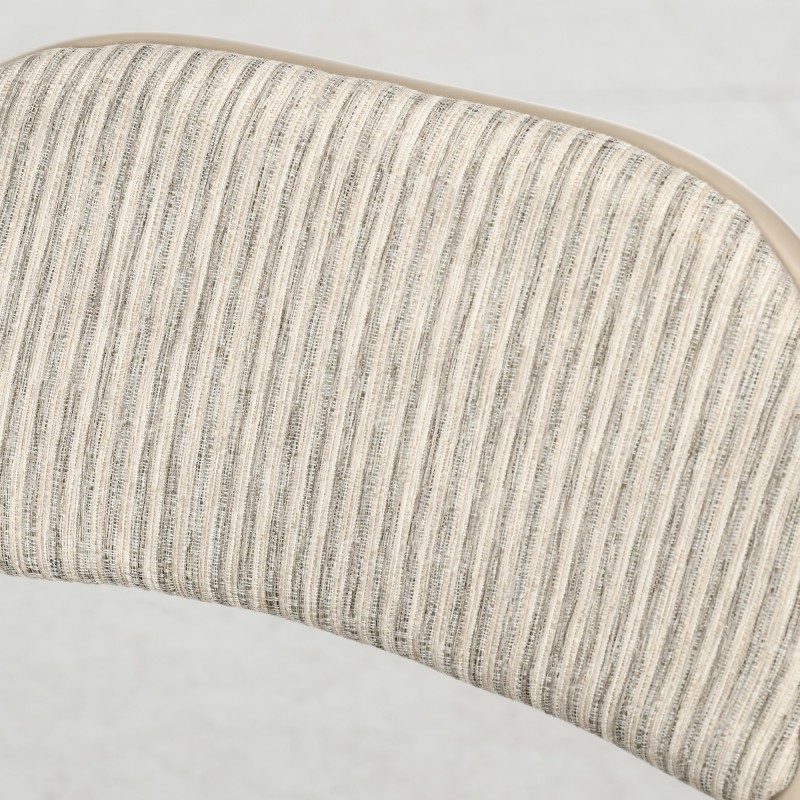 Taittotuolit toimistoon ja vastaanottoon, teräsrunko, pellavamainen kangas, 6 kpl, beige