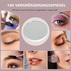 LED-meikkipeili 58 x 48 cm, 3 valonsävyä, himmennettävä, kosketusohjaus, USB, valkoinen