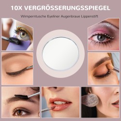 LED-meikkipeili 3 valotilaa himmennettävä 30x40 cm USB valkoinen