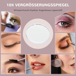 LED-meikkipeili kosketusohjauksella, 3 valosävyä, himmennettävä, USB, 62,5 x 52 cm, valkoinen