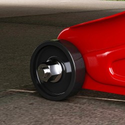 Hydraulinen hallitunkki autoille ja SUV-malleille 2 t 12–30 cm teräs punainen-harmaa