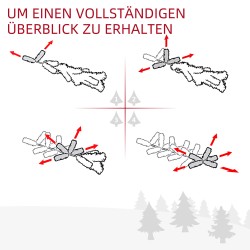 Jouluköynnös sisustukseen 1,8 m, 160 oksankärkeä, muovi/metalli, vihreä