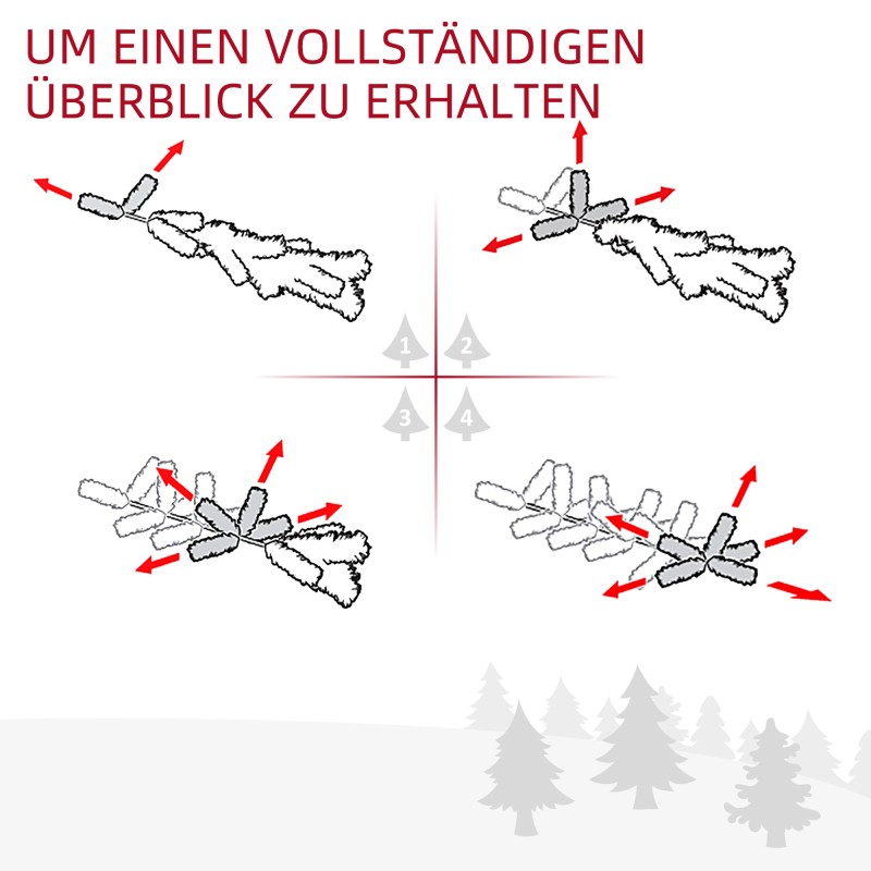 Jouluköynnös sisustukseen 1,8 m, 160 oksankärkeä, muovi/metalli, vihreä