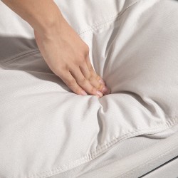 Hierova työtuoli toimistoon, ergonominen keinokuituverhoilu, korkeussäädettävä, cremevalkoinen