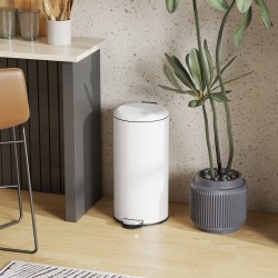 Roska-astia poljinroskis metalli 30 l kermanvalkoinen