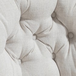 Työtuoli ilman käsinojia, verhoiltu kirjoitustuoli säädettävällä korkeudella, cremevalkoinen