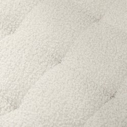 Säilytysrahi kannella ja puujaloilla, pyöreä istuinrahi 45x41 cm, 40,5 L, valkoinen