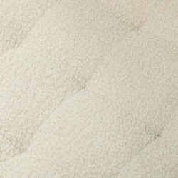 Säilytysrahi olohuoneeseen, puujalat, Ø45 x 41 cm, 40,5 L, kermanvalkoinen