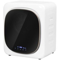 Kuivausrumpu UV desinfioinnilla kompakti 4 kg ruostumaton teräs valkoinen