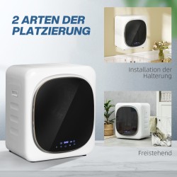 Kuivausrumpu UV-desinfioinnilla, kompakti, 4 kg, ruostumaton teräs, valkoinen