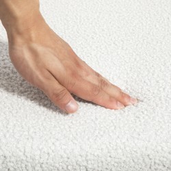 Kotitoimiston työtuoli, korkeussäädettävä samettimainen toimistotuoli pyörillä, metallijalka, kermanvalkoinen