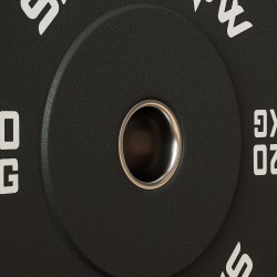 Levypainosarja olympiatankoihin 2 x 20 kg kumi musta