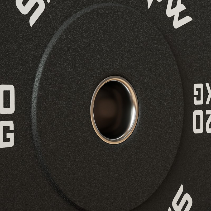 Levypainosarja olympiatankoihin 2 x 20 kg kumi musta