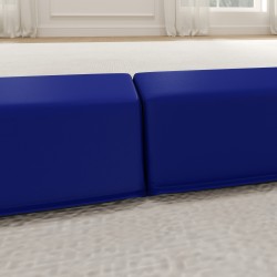 Taittuva voimistelupalkki kotiin, EVA-vaahto, 2,4 m, max 80 kg, sininen