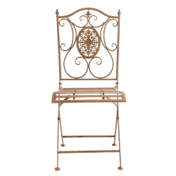 Taitettavat antiikkipatinoidut rautapuutarhatuolit Sibell, 2 kpl