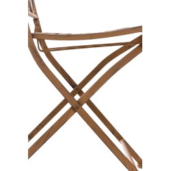 Taitettavat antiikkipatinoidut rautapuutarhatuolit Sibell, 2 kpl