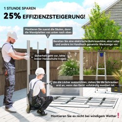 Metallinen pihavaja, galvanoitu teräs, 240 x 206 x 198 cm, lukittava, tummanharmaa