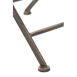 Nostalgiset taitettavat rautaiset puutarhatuolit antiikkipatinalla, 2 kpl