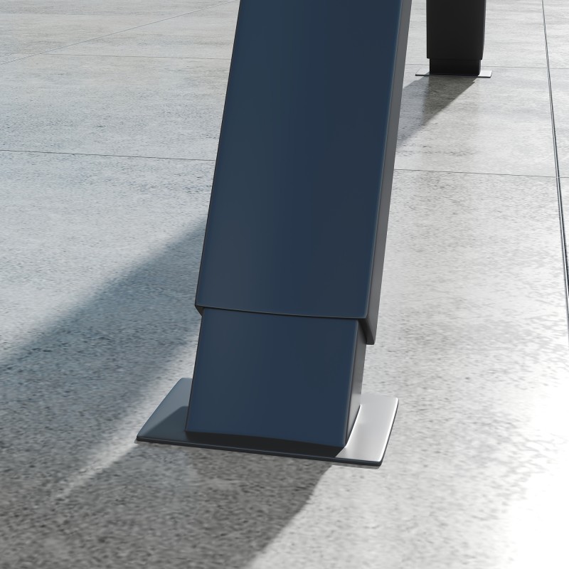 Kahden hengen pihakeinu säädettävällä aurinkokatoksella 150x120x182 cm, kermanvalkoinen