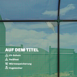 Kasvihuone tomaatille teräsrunko PE-kate 170 x 68 x 200 cm vihreä rullattava ovi ja verkkoikkunat