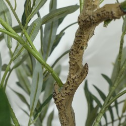 Tekoolivipuu ruukussa 150 cm, 720 lehteä ja 40 oliivia, vihreä