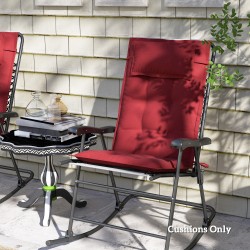 Aurinkovuoteen pehmusteet ulkokäyttöön 2 kpl polyesteri 50x116x5 cm viininpunainen