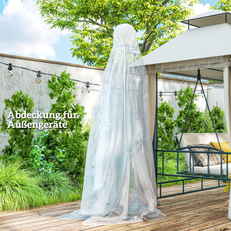 Kasvihuoneen suojapeite muovia 6 x 10 m läpinäkyvä UV-suojattu ja vedenpitävä