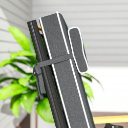 Ulkotuolin istuintyyny selkänojalla ja niskatuella 120 x 47 x 9,5 cm tummanharmaa, vettä hylkivä UPF50+