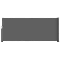 Sivulle vedettävä parvekkeen ja terassin näkösuoja alumiinirunko 300 x 140 cm tummanharmaa