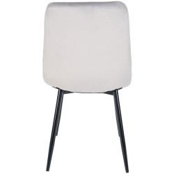 Tyylikäs pehmustettu ruokapöydän tuolisetti 4 kpl samettinen moderni