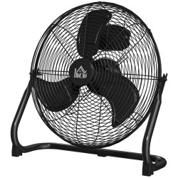 Pöytätuuletin 12 metallisiivin 4 nopeutta kallistettava musta