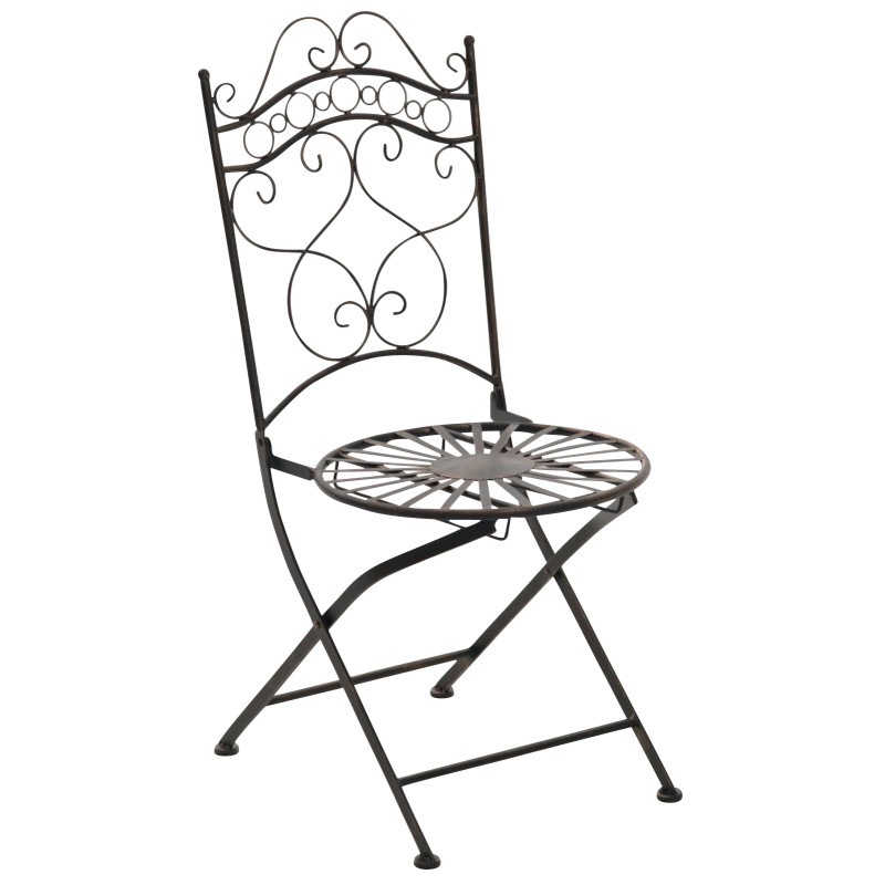 Käsintehty indra-tuolisetti, 2 kpl, antiikkipatina, puutarhaan