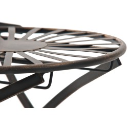 Käsintehty indra-tuolisetti, 2 kpl, antiikkipatina, puutarhaan