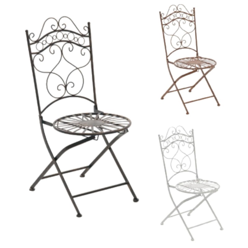 Käsintehty indra-tuolisetti, 2 kpl, antiikkipatina, puutarhaan