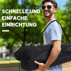 Kaksinistuttava retkituoli 2 hengen kokoontaitettava campingtuoli juomapidikkeillä kantokassi vihreä, kantavuus 250 kg