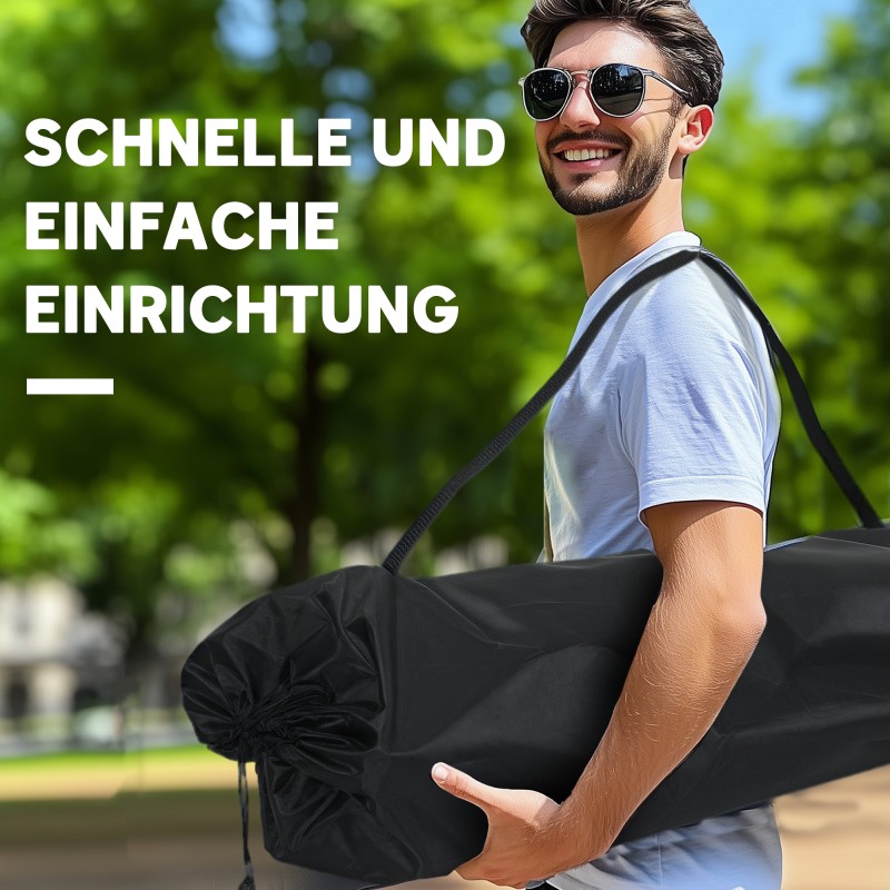 Kaksinistuttava retkituoli 2 hengen kokoontaitettava campingtuoli juomapidikkeillä kantokassi vihreä, kantavuus 250 kg