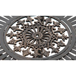 Nostalginen rautainen puutarhapöytä pieniin tiloihin 70 cm