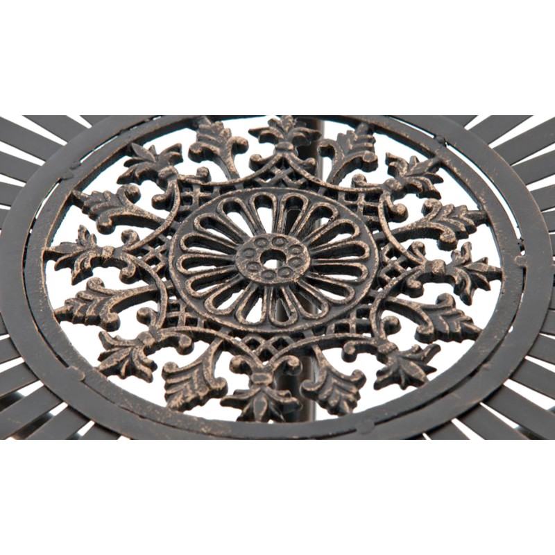 Nostalginen rautainen puutarhapöytä pieniin tiloihin 70 cm